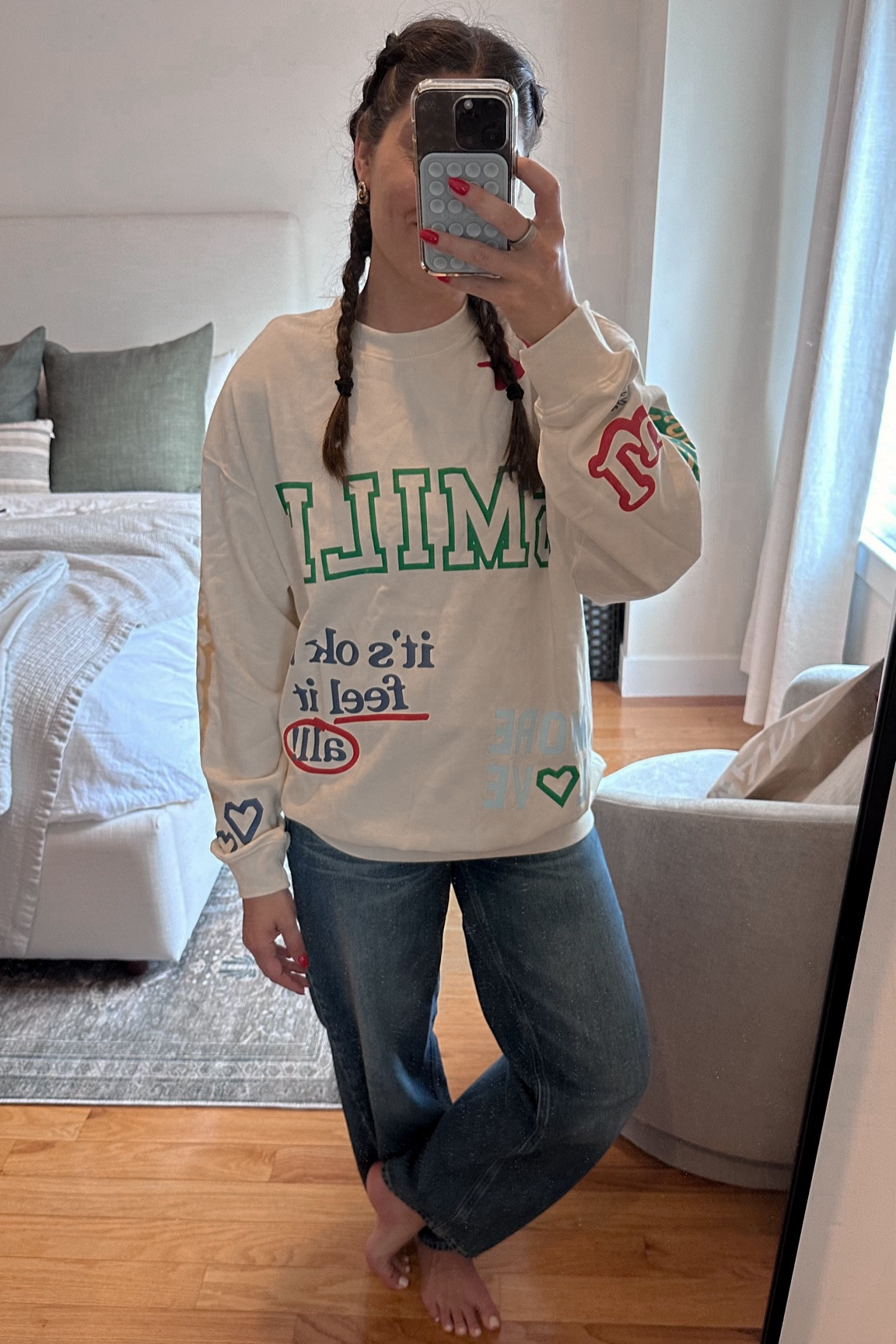 Obsessed with this Mayfair group oversized crewneck sweatshirt 💖 

Jeans, fall outfits, casual outfit, petite jeans, petite outfits 



#LTKSeasonal #LTKFindsUnder100 #LTKFallSale