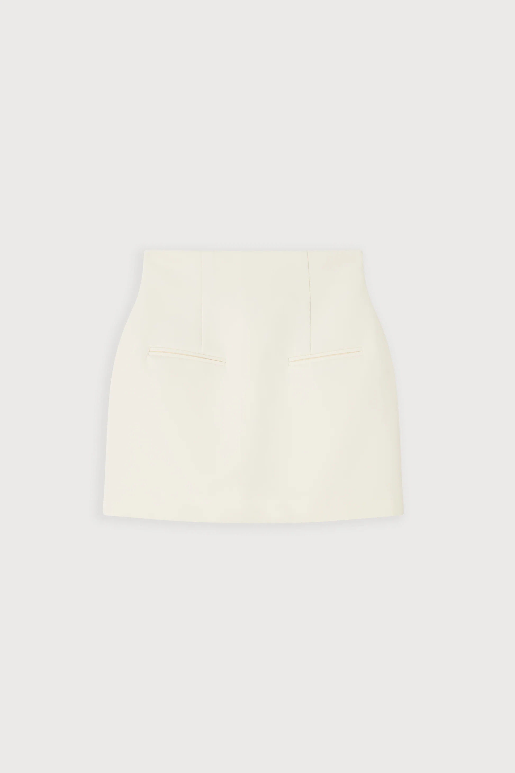 Cotton Mix Structured Skirt | Odd Muse