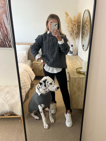 Rio's navy knit is from @kmart Australia !
I cant add the product but ill add the link below
Rio is wearing an XL
https://www.kmart.com.au/product/pet-
cable-knit-jumper-extra-large-grey-43347339/ 



#LTKstyletip #LTKshoecrush