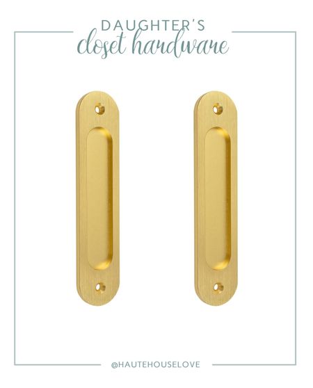 Built in closet hardware in gold 

#LTKhome