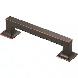 Hickory Hardware Studio Collection Pull 5-1/16 Inch (128mm) Center to Center Oil-Rubbed Bronze Hi... | The Home Depot