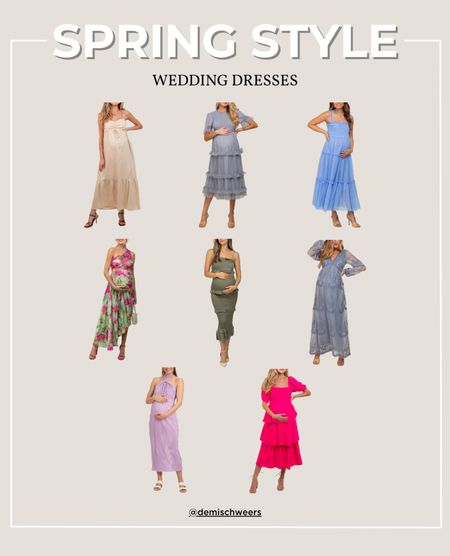 Bump friendly Wedding Guest dresses for spring and summer weddings! 

#LTKwedding #LTKSeasonal #LTKbump