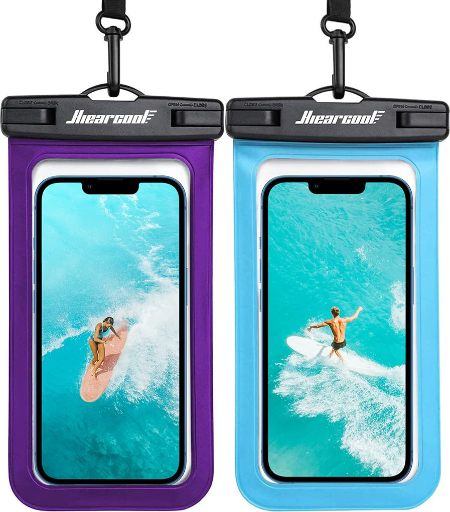 Hiearcool Universal Waterproof Phone Pouch, Dry Bag Compatible for iPhone 16 15 14 13 Pro Max XS ... | Amazon (US)