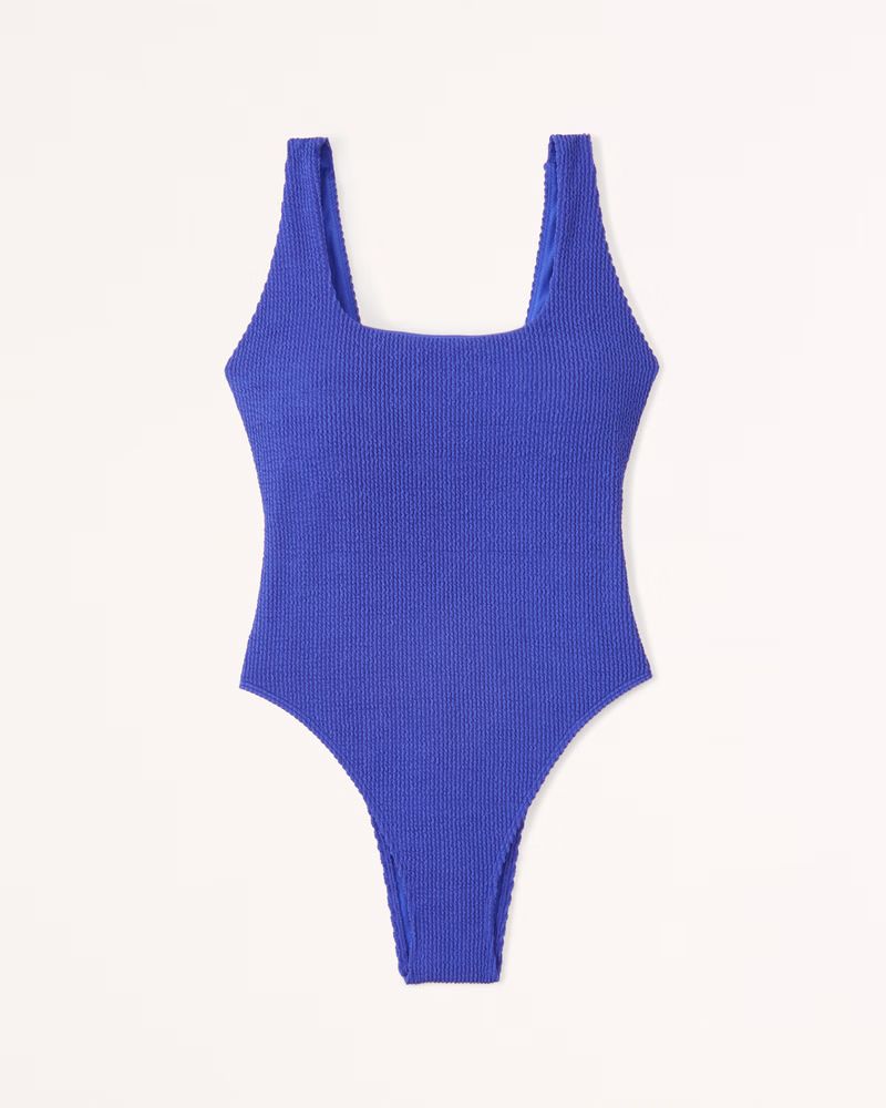 90s Squareneck One-Piece Swimsuit | Abercrombie & Fitch (US)