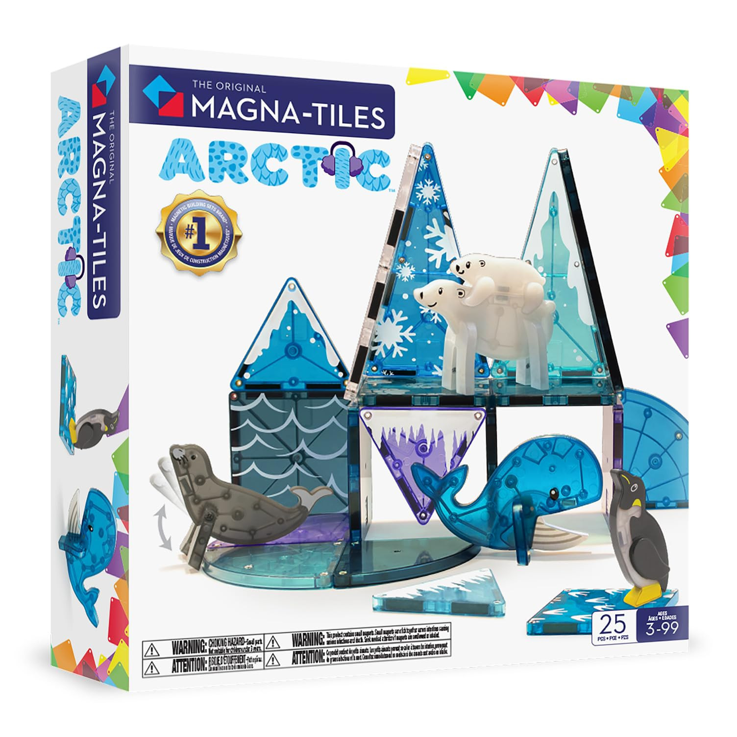 MAGNA-TILES Arctic Animals 25-Piece Magnetic Construction Set, The ORIGINAL Magnetic Building Bra... | Amazon (US)