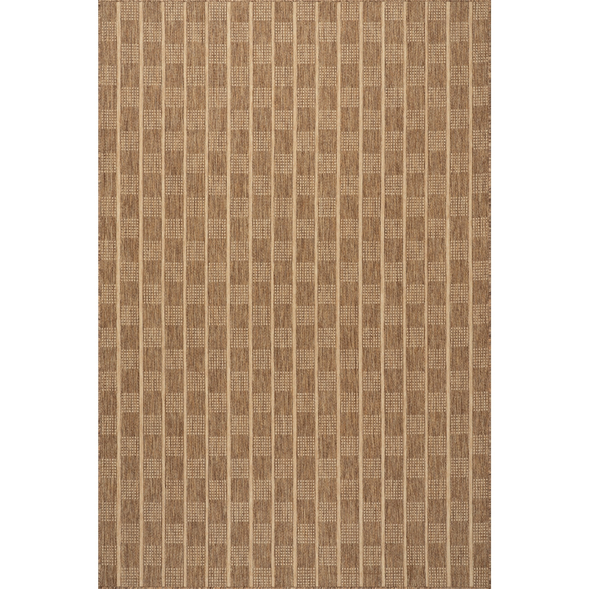 Nuloom Jellica Modern Indoor/Outdoor Area Rug, 6' 7" x 9', Jellica Light Brown | Walmart (US)