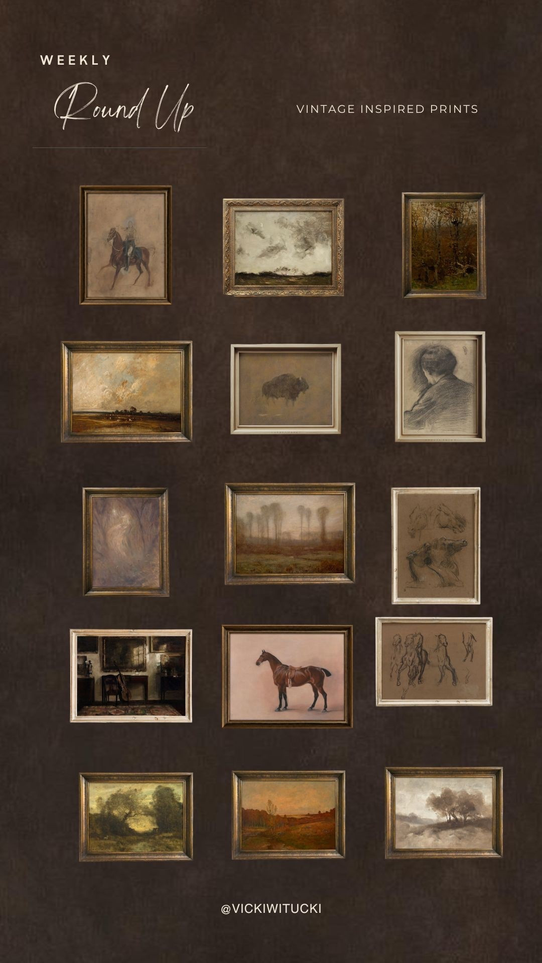 Vintage inspired art prints on Etsy! 🤎

#LTKHome