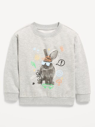 Oversized Long-Sleeve Graphic Sweatshirt for Toddler Boys | Old Navy (US)