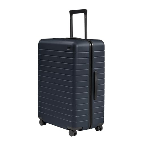 Away Large Checked Luggage, 29 Inch Hardside Suitcase with Spinner Wheels, Lightweight & Durable, TSA Lock, Navy Blue | Amazon (US)