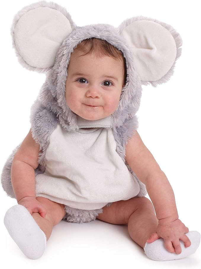 Dress Up America Baby Mouse Costume For Toddlers - Adorable Squeaky Mouse Outfit For Halloween An... | Amazon (US)