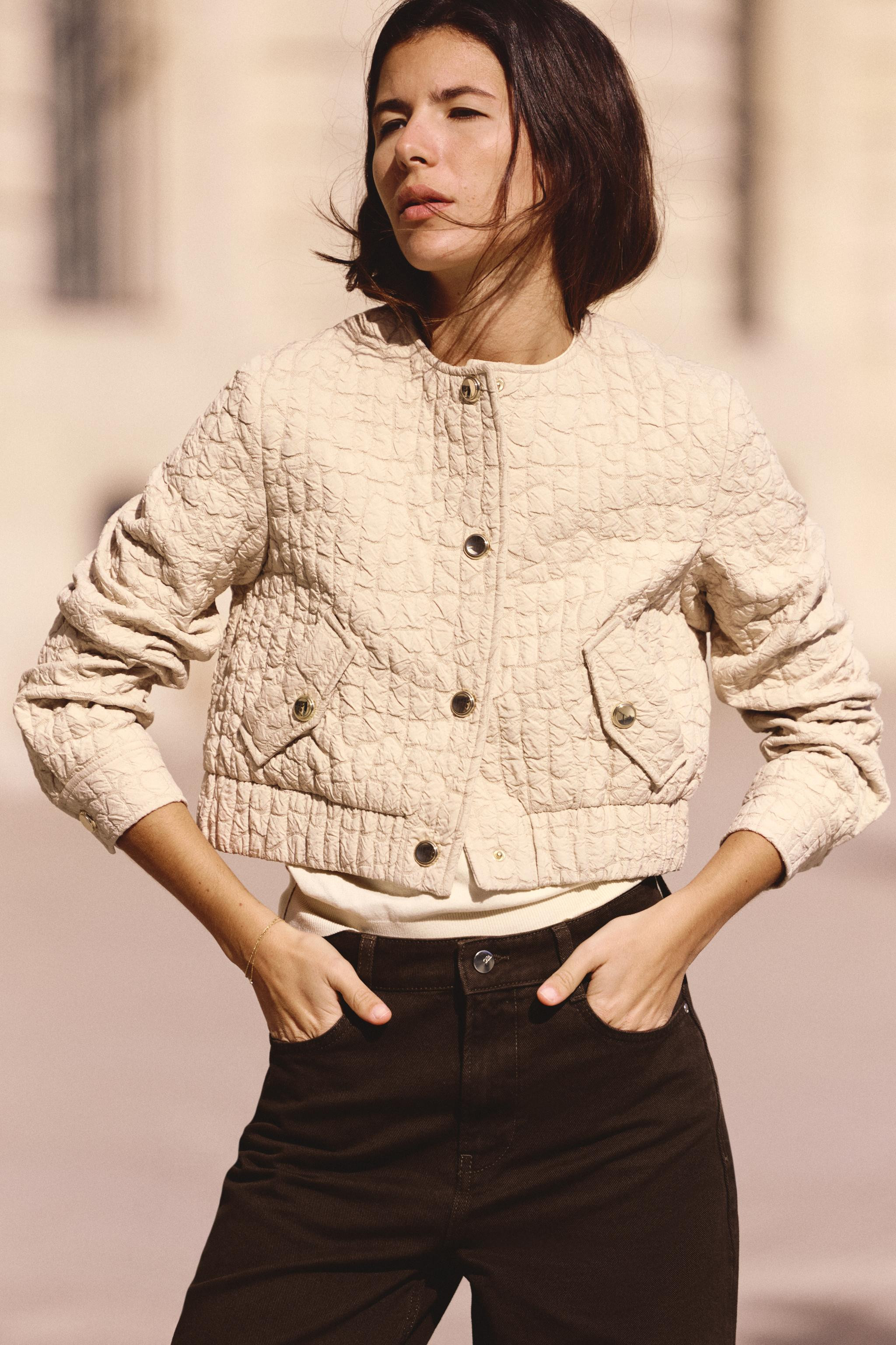 PADDED BOMBER JACKET | Zara US