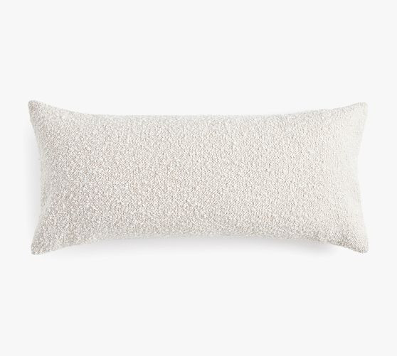 Elicia Textured Lumbar Pillow | Pottery Barn (US)