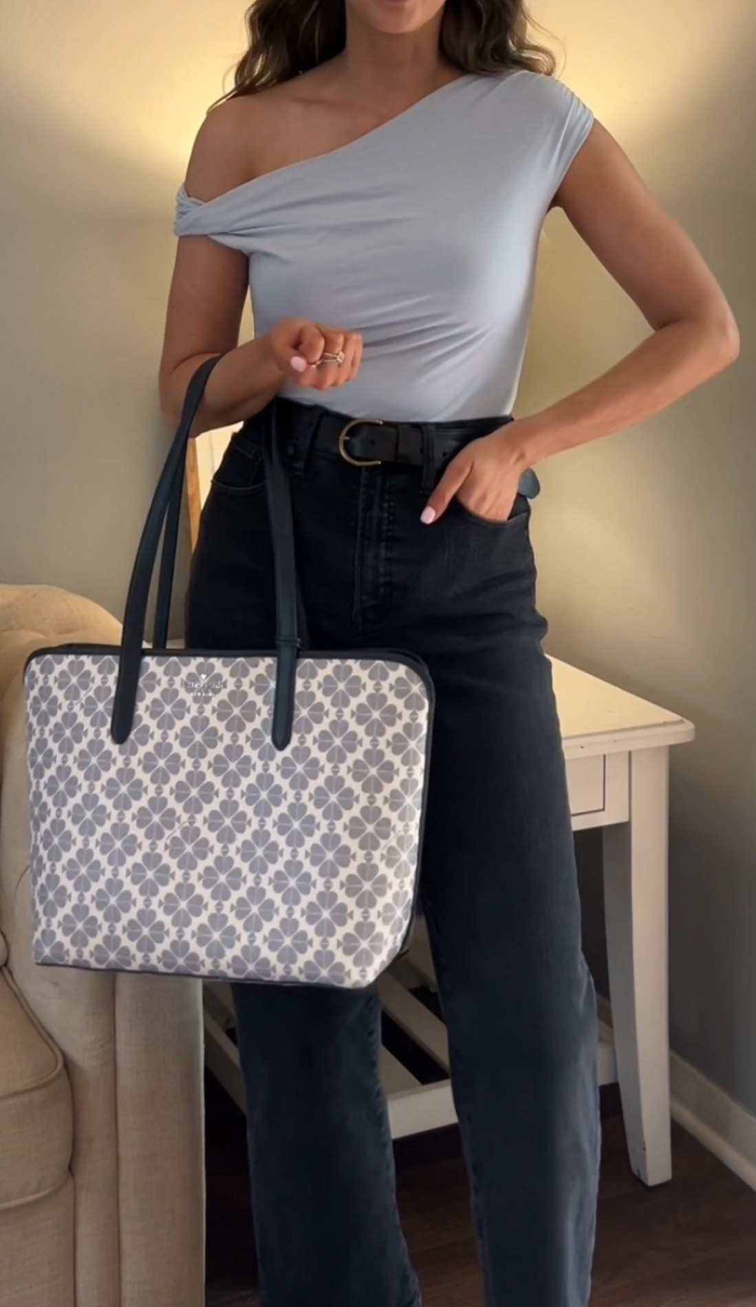 outfit for birthday festivities 🎂

(search words: transitional fall outfit, one shoulder top, twist top, black wide leg jeans, high rise jeans)

#LTKFallSale #LTKSeasonal #LTKFindsUnder100