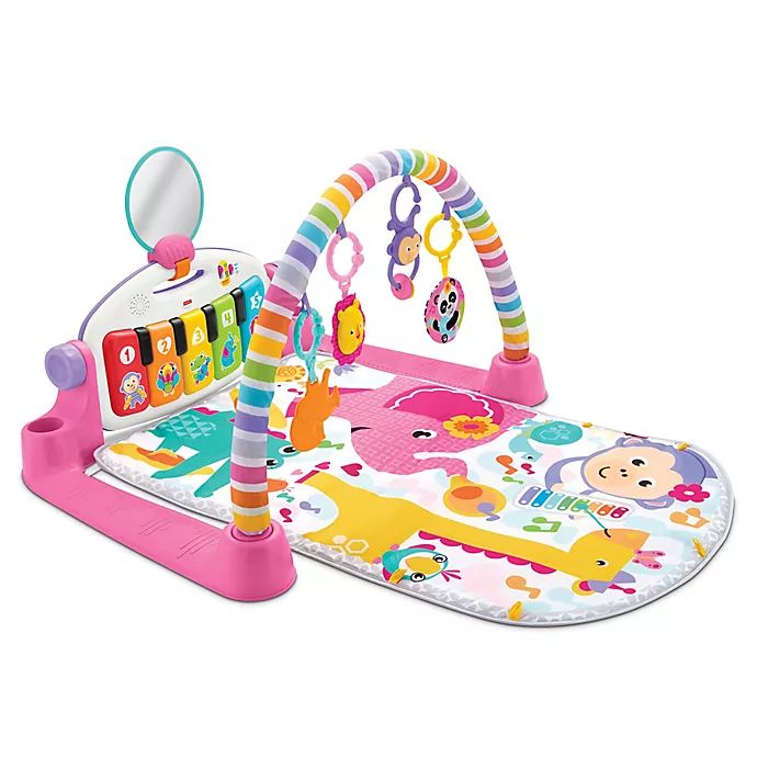 Fisher-Price® Deluxe Kick and Play Piano Gym in Pink | buybuy BABY