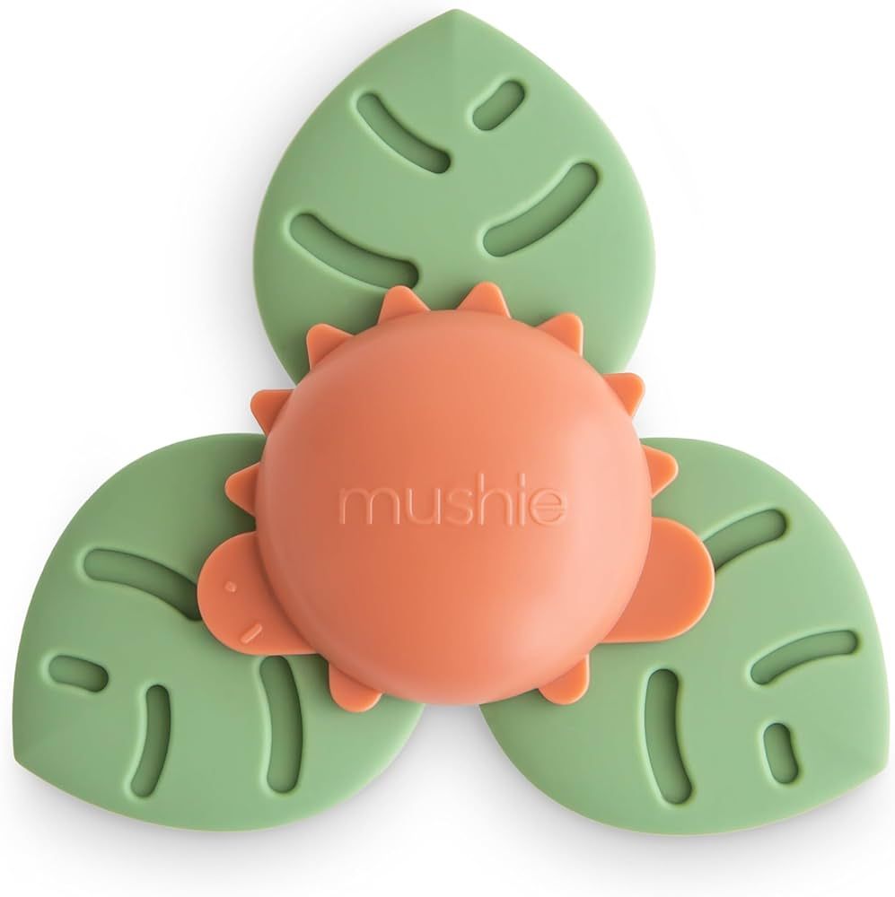 mushie Dino Suction Spinner Toy | Toddler Sensory Toys for Bath & Play | Amazon (US)