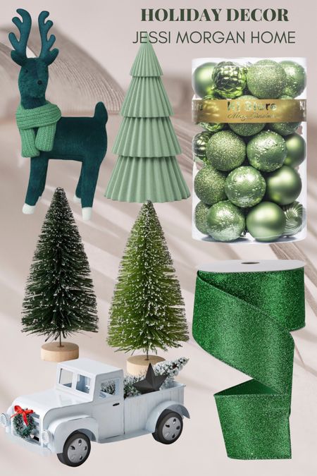Sage green Christmas decor

Reindeer
Ornaments
Christmas tree
Ribbon
Holiday decor
Truck
Amazon finds
Target

#LTKfindsunder100 #LTKHoliday #LTKSeasonal