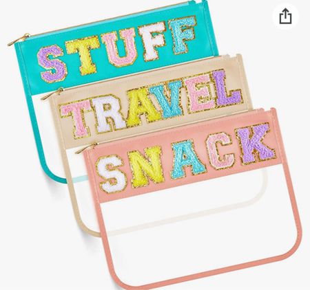 Monogram, travel bags, snack pouch, travel zip 

#LTKunder50 #LTKHoliday
