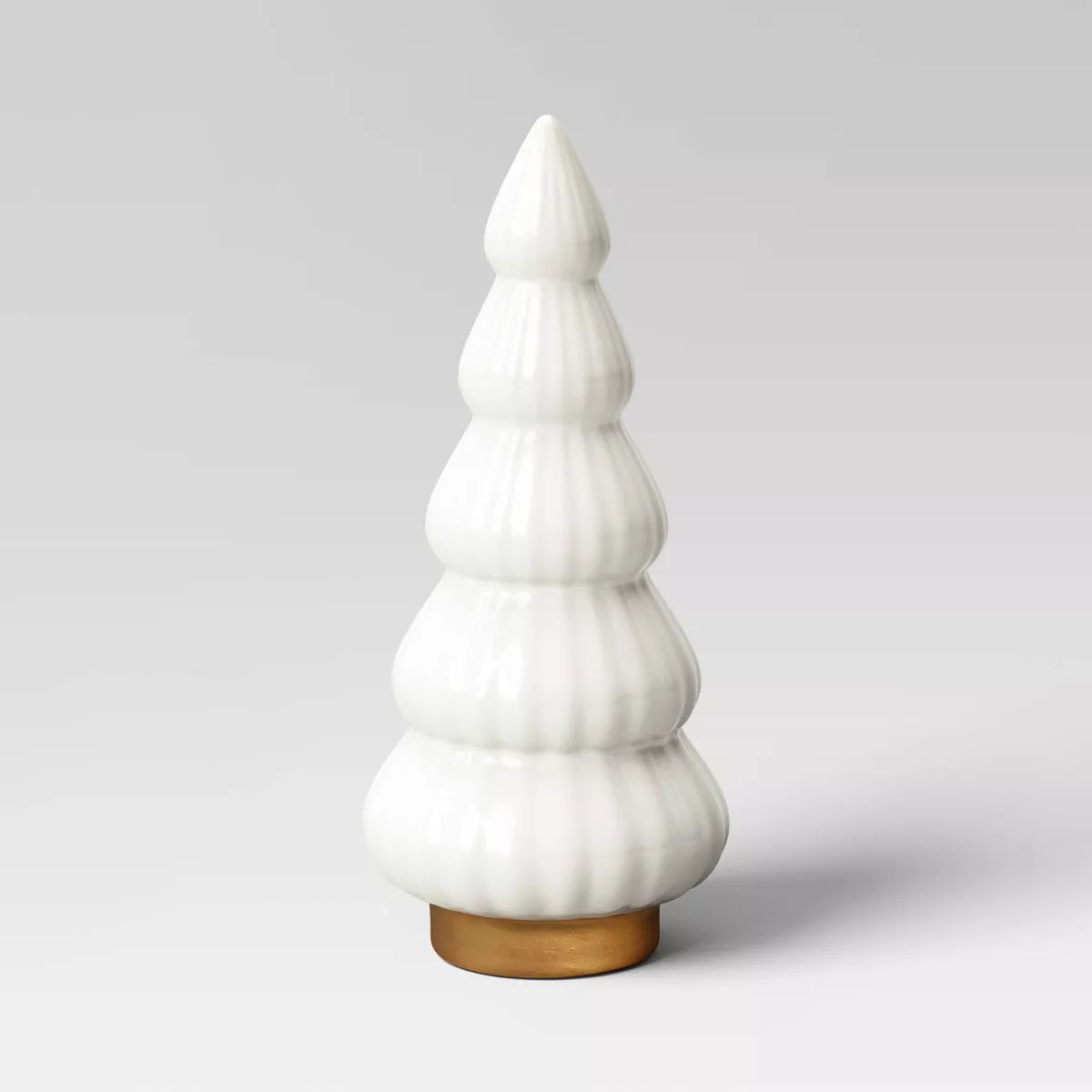 Large Scalloped Ceramic Christmas Tree White - Threshold™ | Target