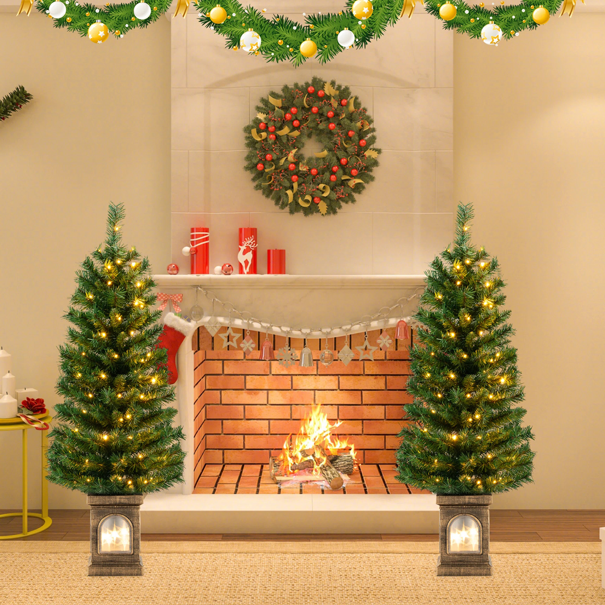 4' Lighted Christmas Tree | Wayfair North America