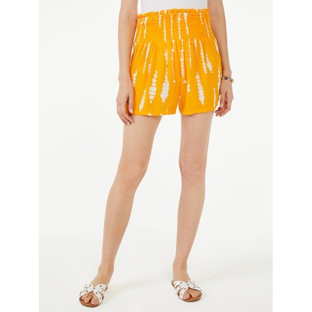 Scoop Women's Printed Smock Waist Shorts | Walmart (US)