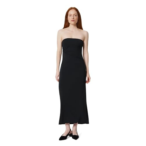 Amazon.com: Amazon Essentials Women's Slim-Fit Matte Jersey Strapless Maxi Dress, Dark Maroon Ban... | Amazon (US)