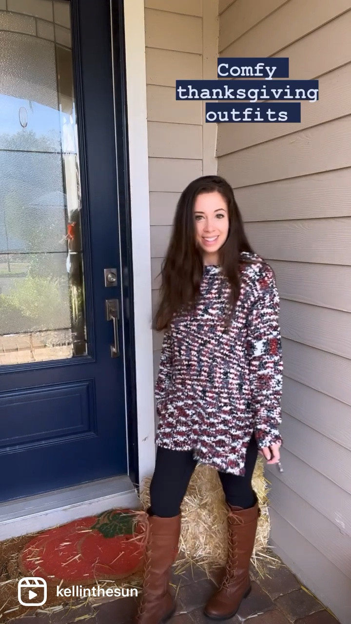 Cozy Thanksgiving outfits comfortable Thanksgiving outfits leggings fall outfits fall sweaters Amazon finds she in￼

#LTKHoliday #LTKSeasonal #LTKsalealert