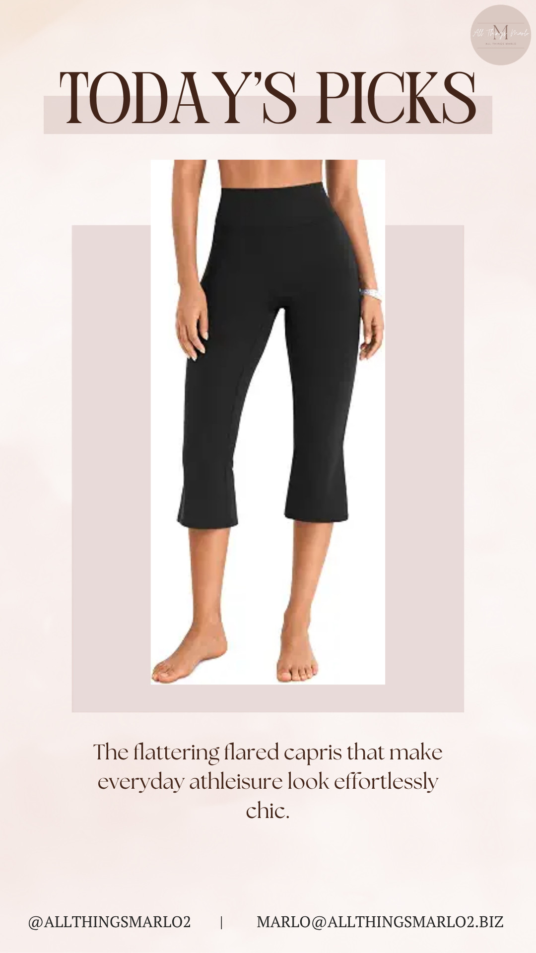 The flattering flared capris that make everyday athleisure look effortlessly chic. 

 #LTKSeasonal #LTKWorkwear #LTKTravel