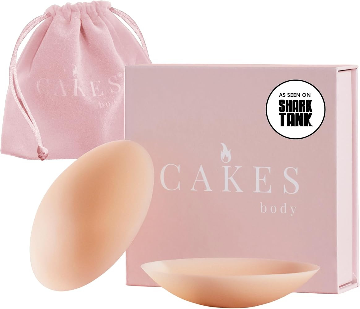 CAKES Body® Grippy Non-Adhesive Silicone Nipple Covers for Women (NO STICKY ADHESIVE) - Reusable... | Amazon (US)
