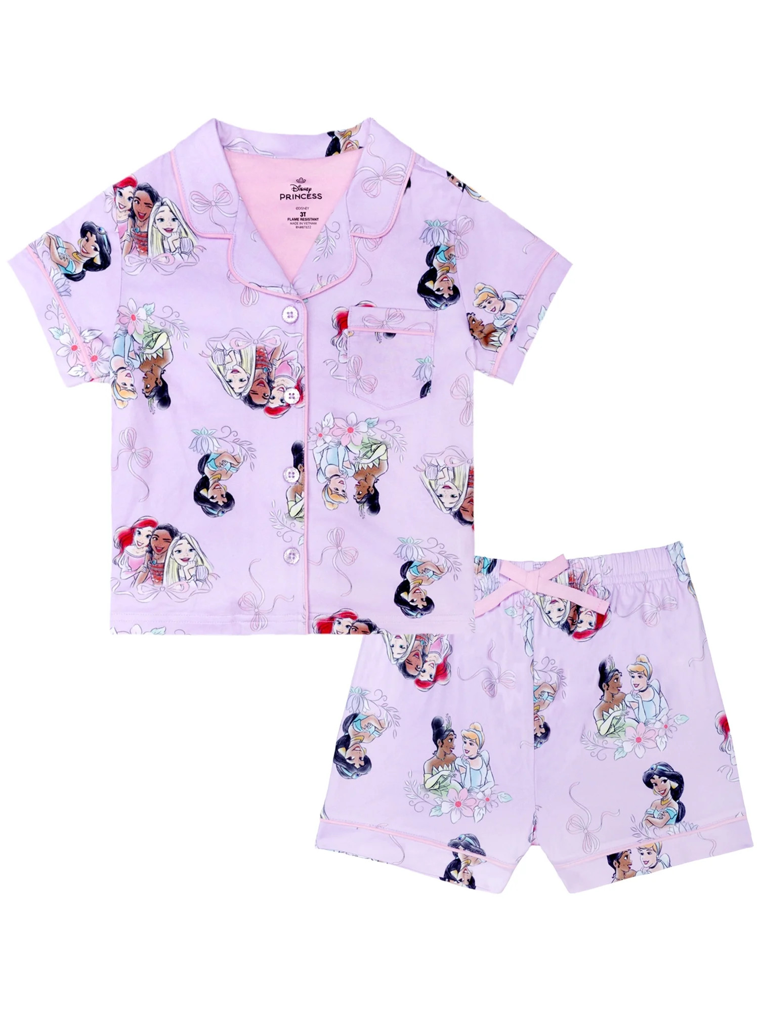 Character Toddler Girl Super Soft Pajama Coat Set, 2-Piece, Sizes 2T-5T - Walmart.com | Walmart (US)