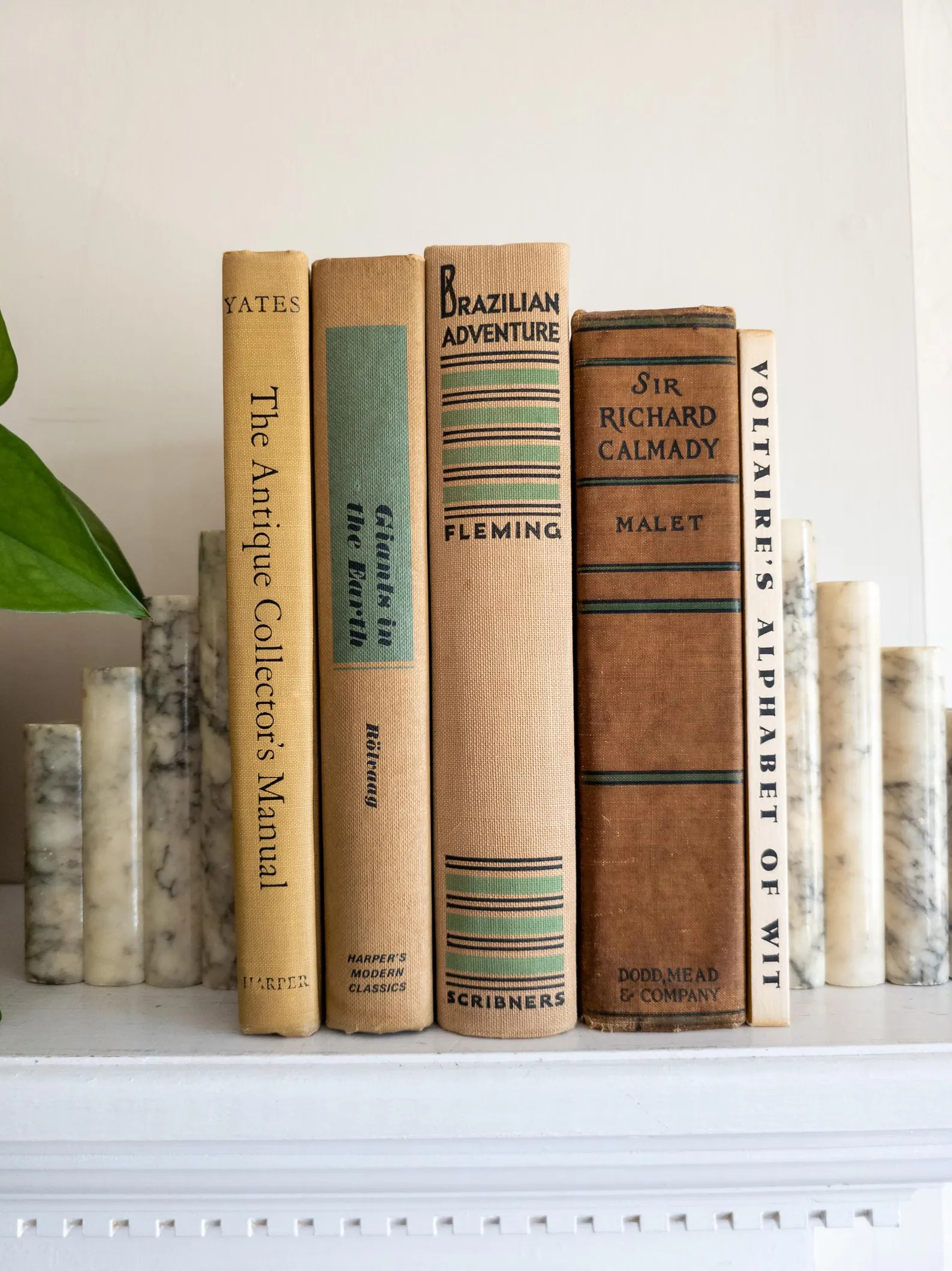 Tan Vintage Books - Neutral Home Decor | Etsy (Global)
