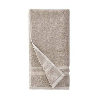 Home Decorators Collection Turkish Cotton Ultra Soft Riverbed Brown Hand Towel | The Home Depot