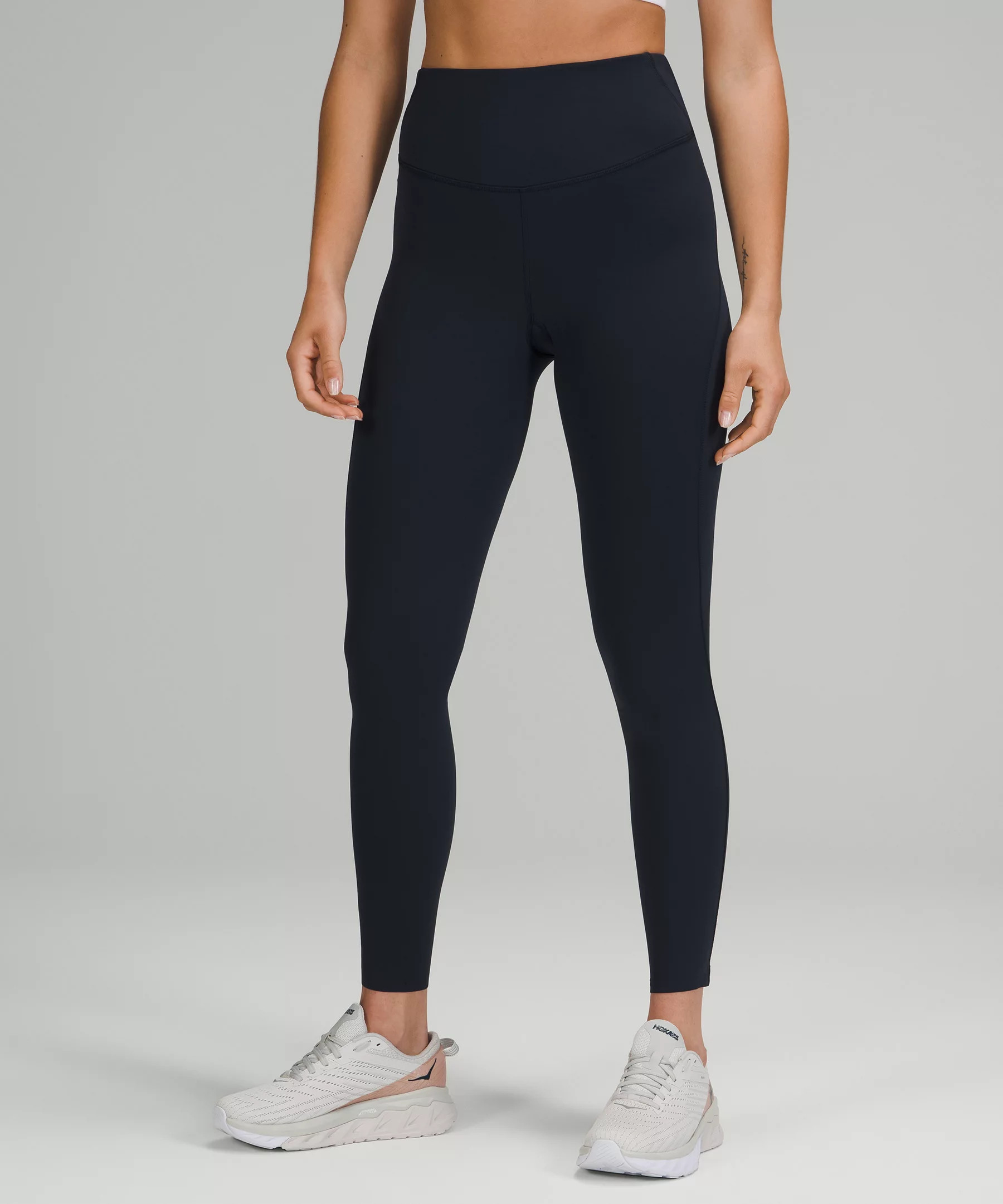 Base Pace High-Rise Running Tight 28" Brushed Nulux | Lululemon (US)