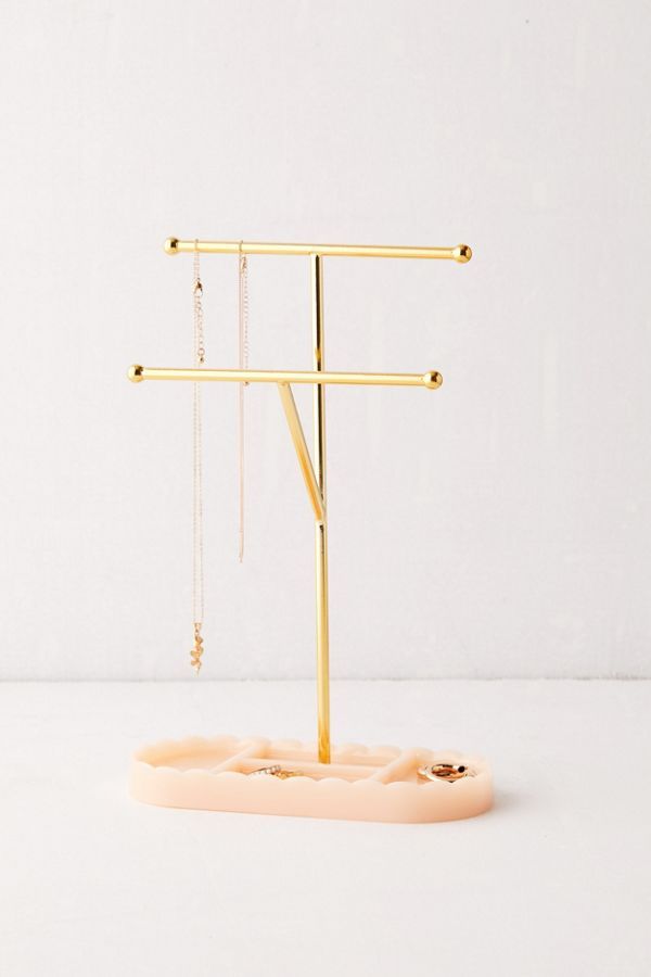 Chloe Scalloped Jewelry Stand | Urban Outfitters (US and RoW)