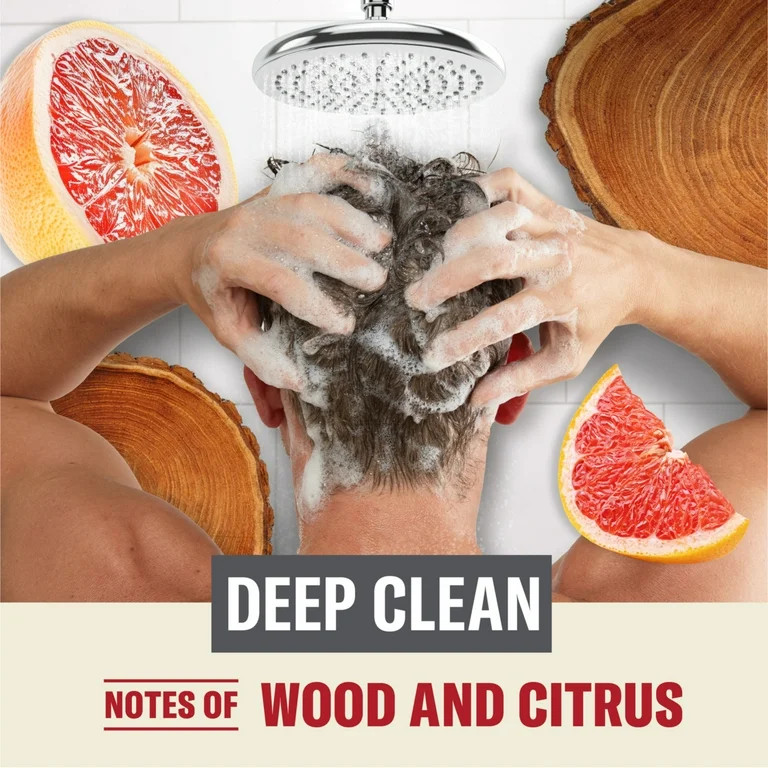 Old Spice Volcano Charcoal Shampoo for Men, All Hair Types, 21.9 fl oz | Walmart (US)