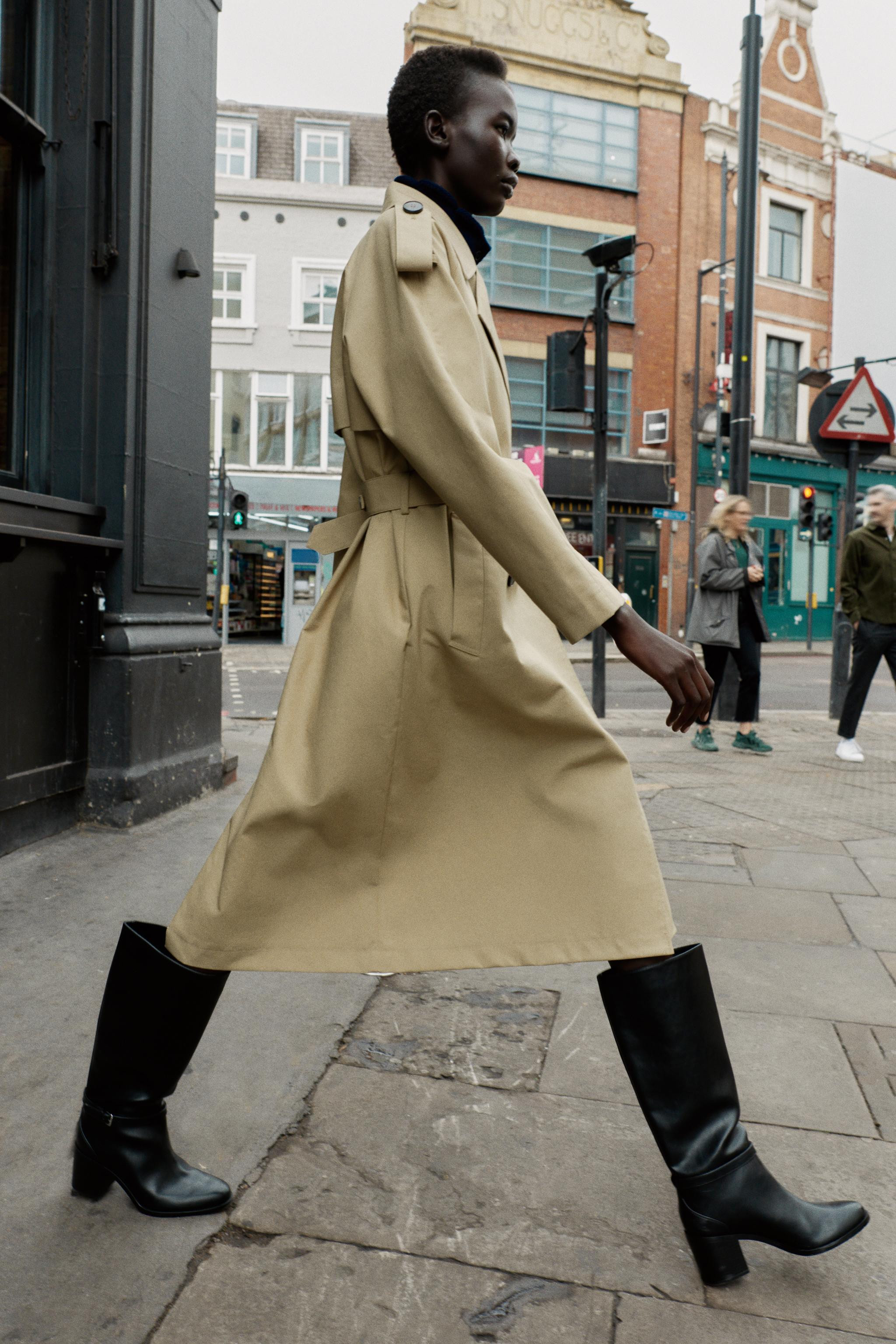 WIDE HEEL BUCKLE BOOTS | Zara US