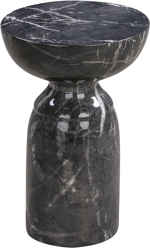 Tov Furniture Rue Marble Side Table (Black) | Amazon (US)