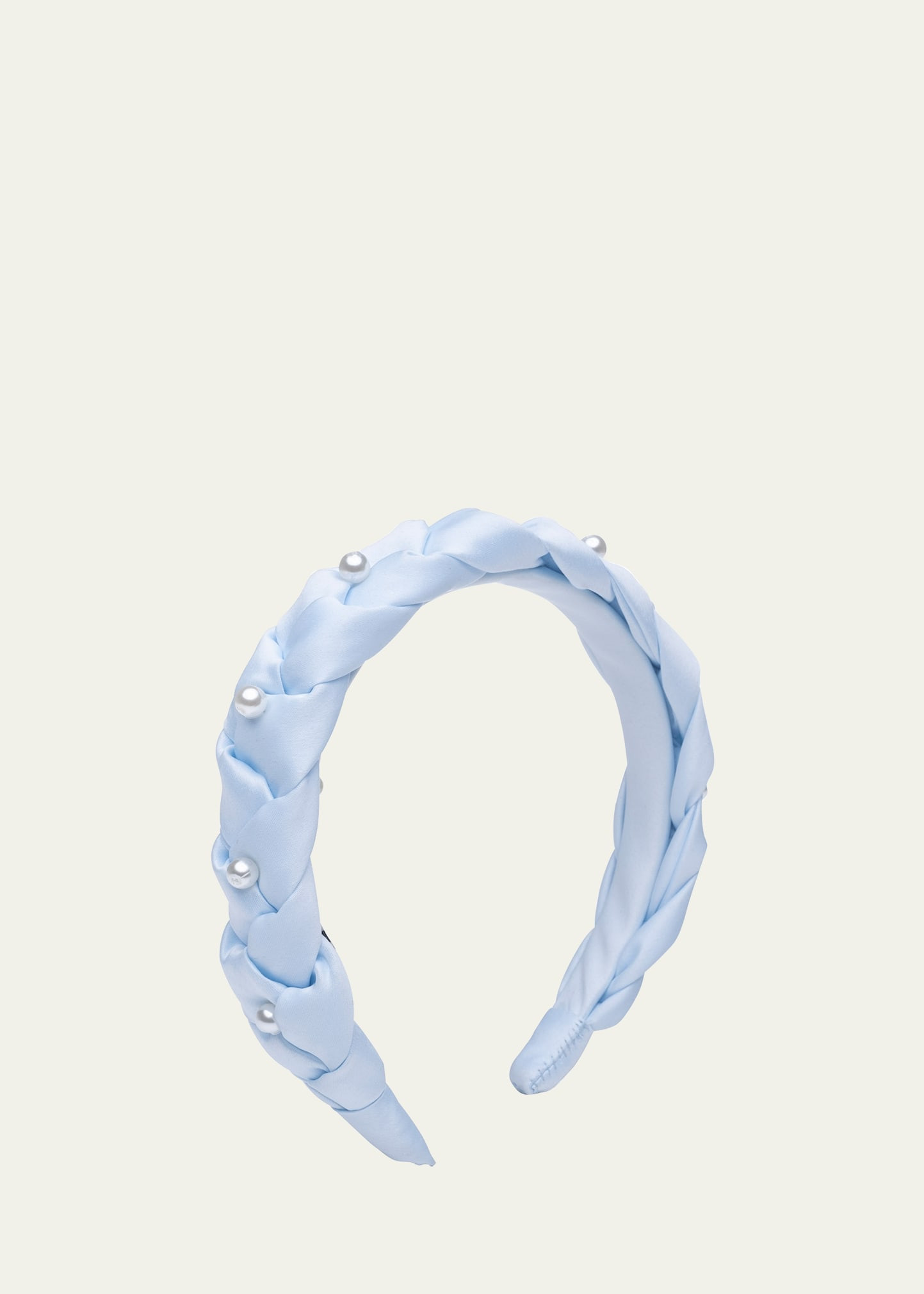 Stella Braided Pearly Headband | Bergdorf Goodman
