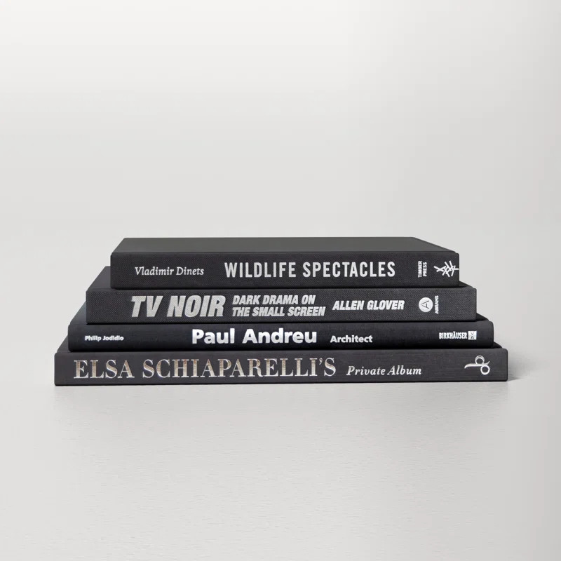 Modern Onyx & Silver Burgui, S/4 | Wayfair North America