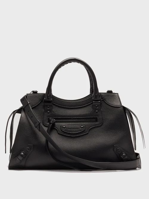 Balenciaga - Neo Classic City Medium Grained-leather Bag - Mens - Black | Matches (US)