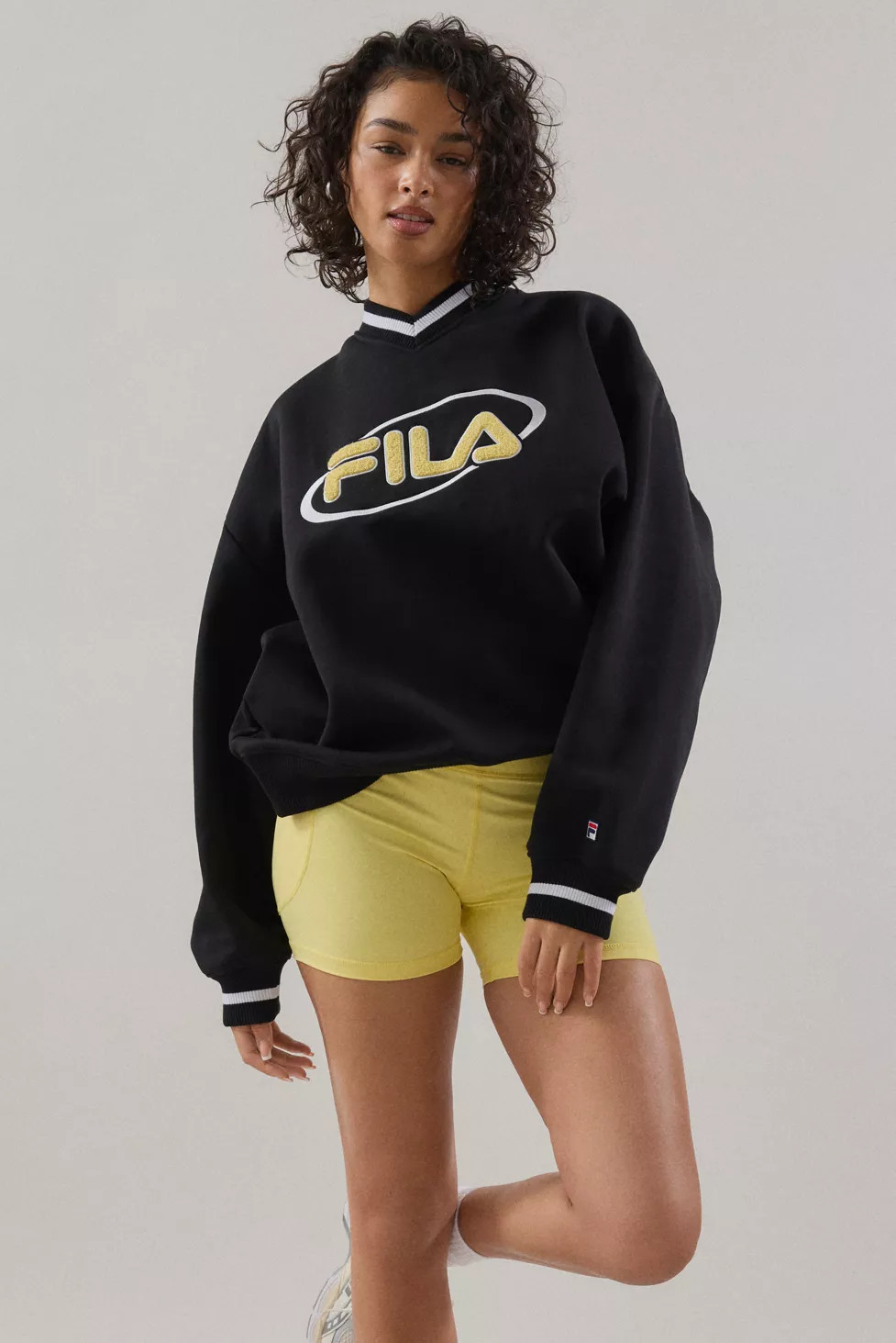 FILA X HAILEY V-Neck Pullover | Urban Outfitters (US and RoW)