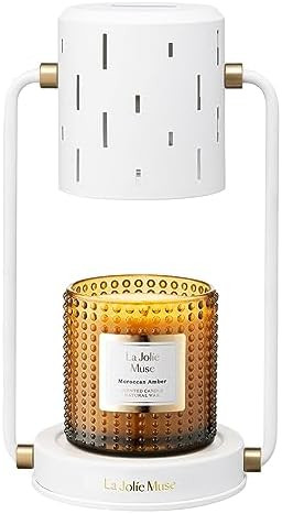 LA JOLIE MUSE Candle Warmer Lamp with Timer, Dimmable, Electric Candle Melter, Compatible with Sm... | Amazon (US)