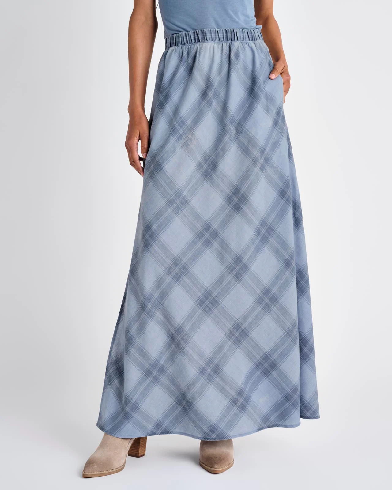 Abigail Plaid Maxi Skirt | Splendid