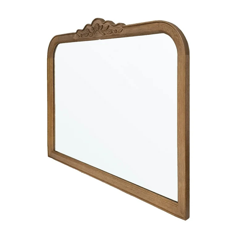 My Texas House Ornate Floral Carved Wood Framed Mirror 38x28 | Walmart (US)