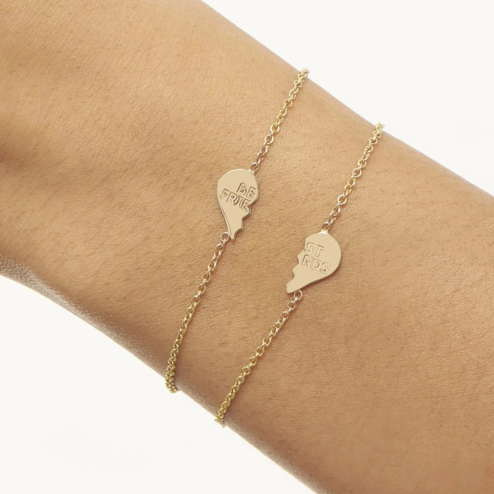 Best Friends Heart Bracelets | Ring Concierge