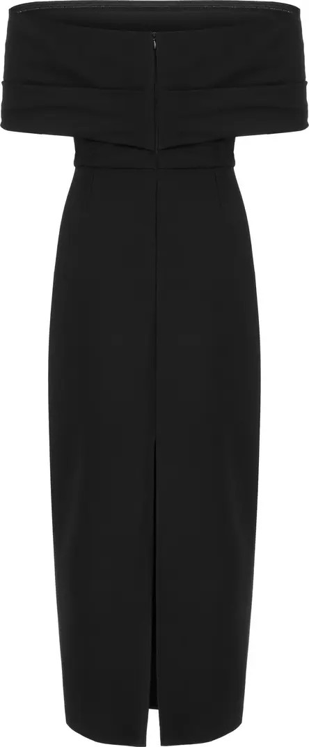 Nocturne Off-The-Shoulder Midi Dress | Nordstrom | Nordstrom