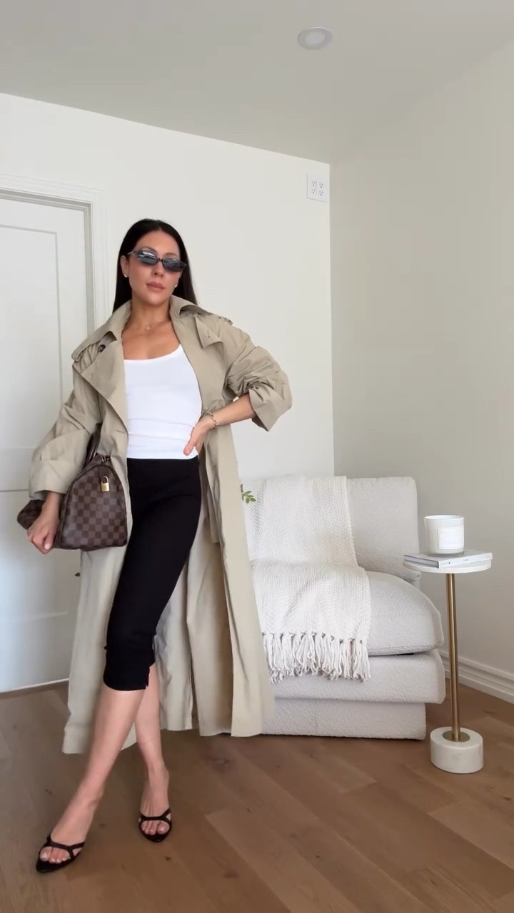 Basics. Uncomplicated. But chic. 

#elevatedbasics #capris #springstyle #basics #styleinspo 
spring outfit ideas, chic basics outfit, capri pants outfit, minimalist spring style, trench coat outfit women, neutral outfit aesthetic, elevated everyday style, capsule wardrobe spring, effortless chic outfit, european spring fashion