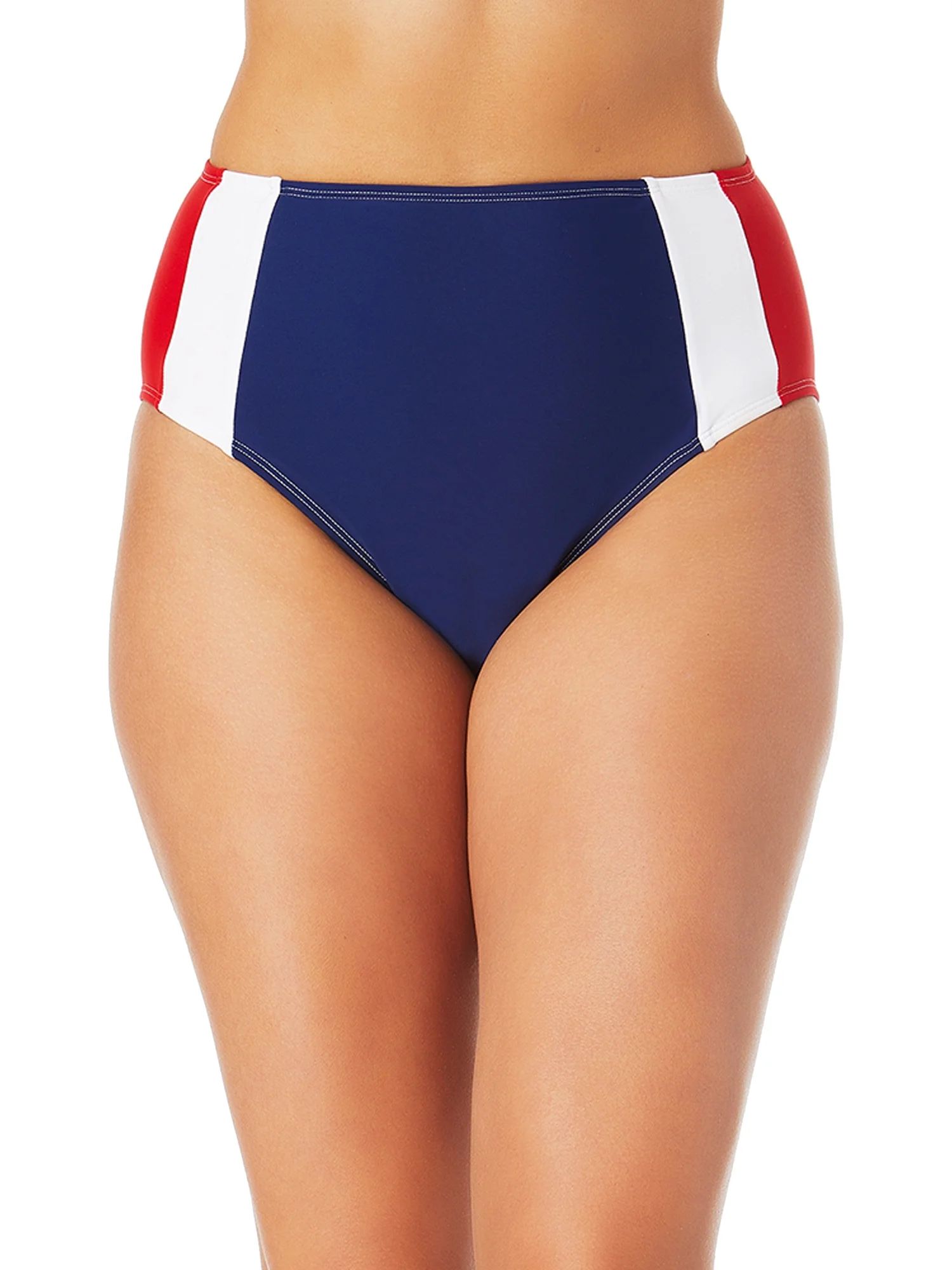 U.S. Polo Assn. Women's Timeless High Waist Bottom Swimsuit - Walmart.com | Walmart (US)