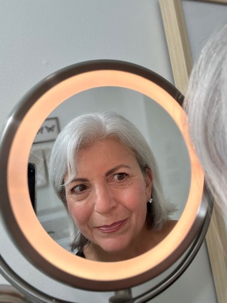 Checking out my skin my magic mirror!   Up close and personal and still like what I see!

#LTKbeauty #LTKeurope #LTKfindsunder100