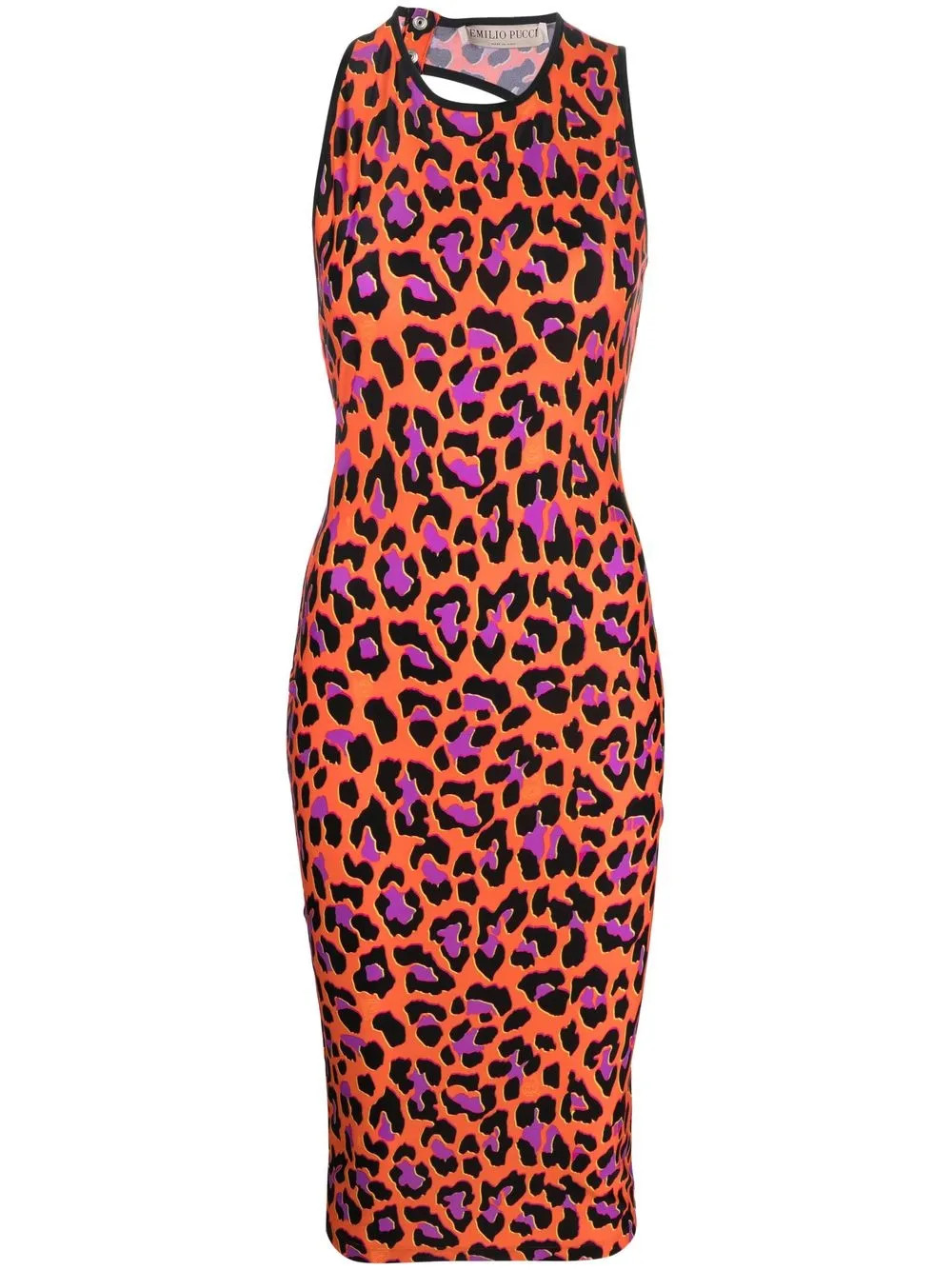 leopard-print sleeveless dress | Farfetch Global
