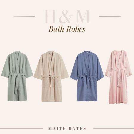 One can’t have too many light weight bath robes! These are super cute to have! 

#LTKSeasonal #LTKFind #LTKhome
